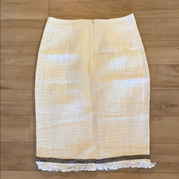 NWT JCrew Tweed Fringe Motorcycle Jacket Skirt Set - Picture 13 of 16